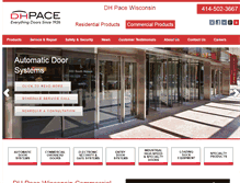 Tablet Screenshot of dhpacewisconsin.com